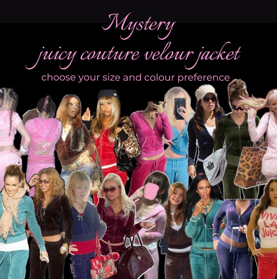 Mystery juicy couture velour jacket bundle