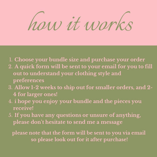2000s summer custom style bundle