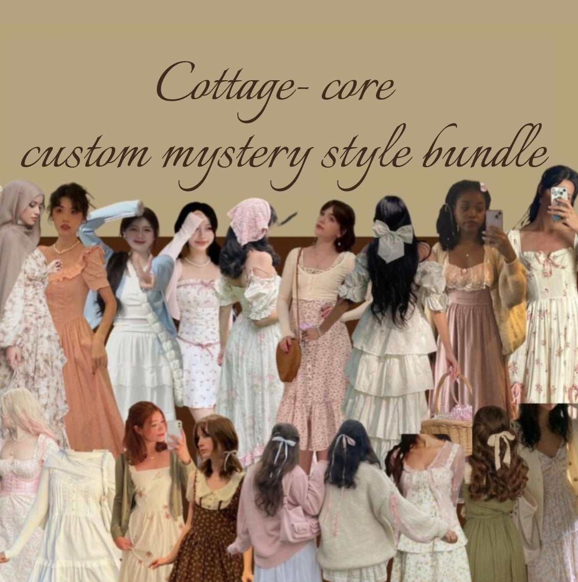 Cottage core custom style bundle